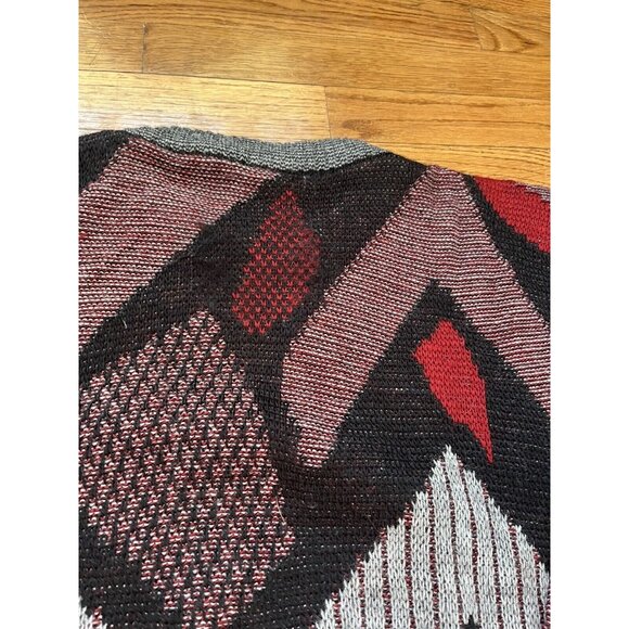 Vintage 90s Engbers Grey Sweater Pullover Size Made in Italy Size 52 30% Wool - Picture 13 of 14